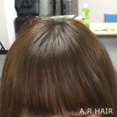 前髪女性 増毛エクステ2